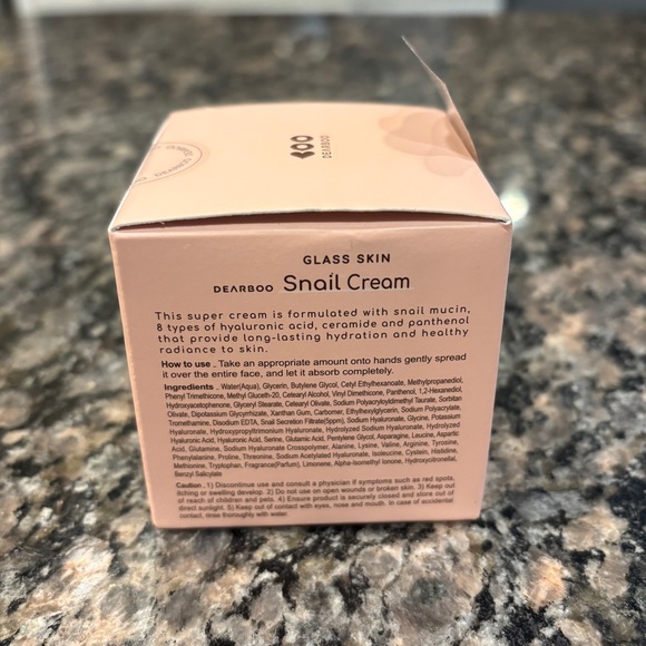 DEARBOO Glass Skin Snail Cream 80g (K-Beauty) New in Box *Sealed* - Picture 3 of 8